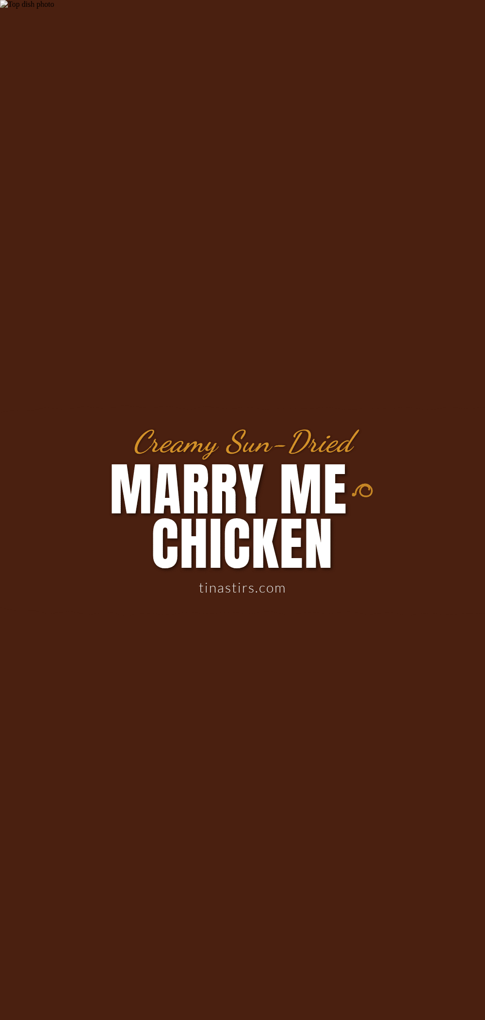 creamy marry me chicken recipe