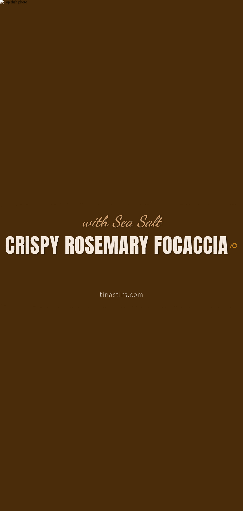 crispy focaccia bread recipe recipe