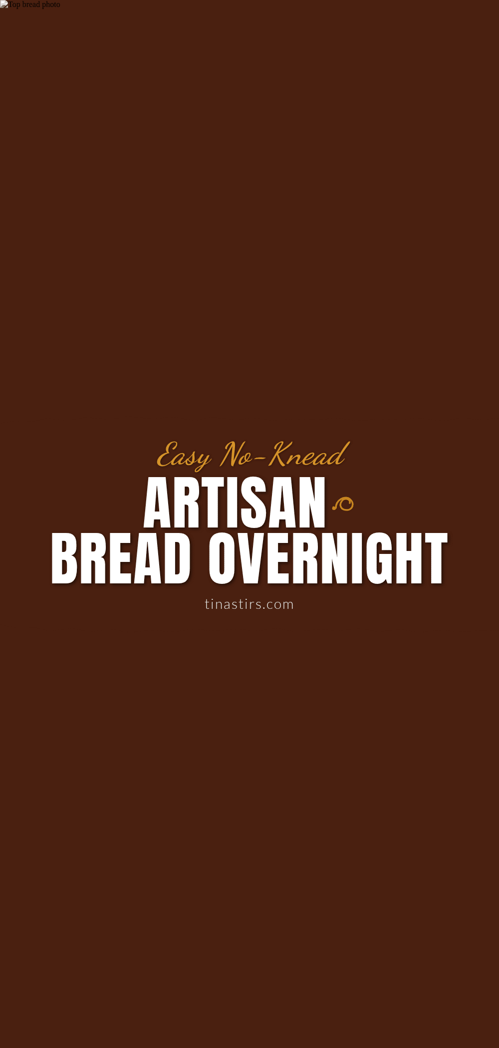 easy no-knead artisan bread overnight recipe recipe
