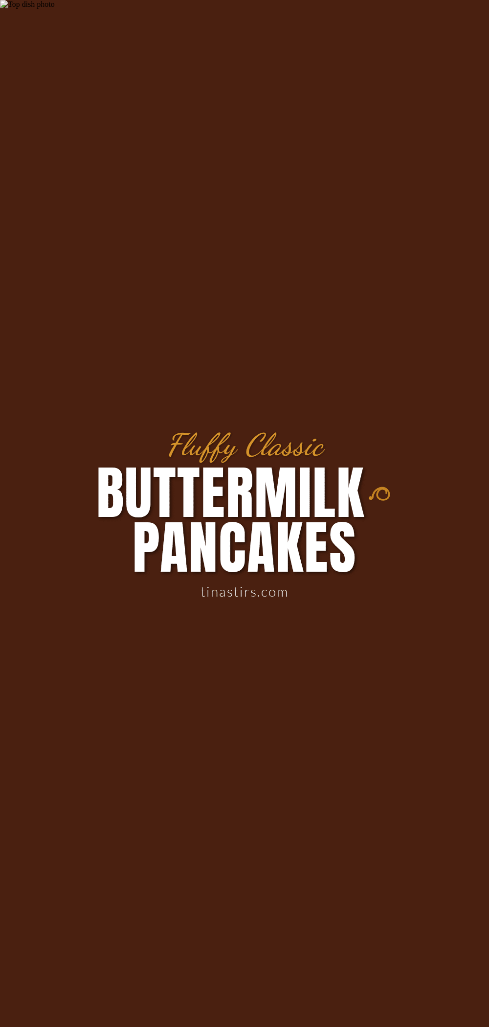 fluffy buttermilk pancakes recipe
