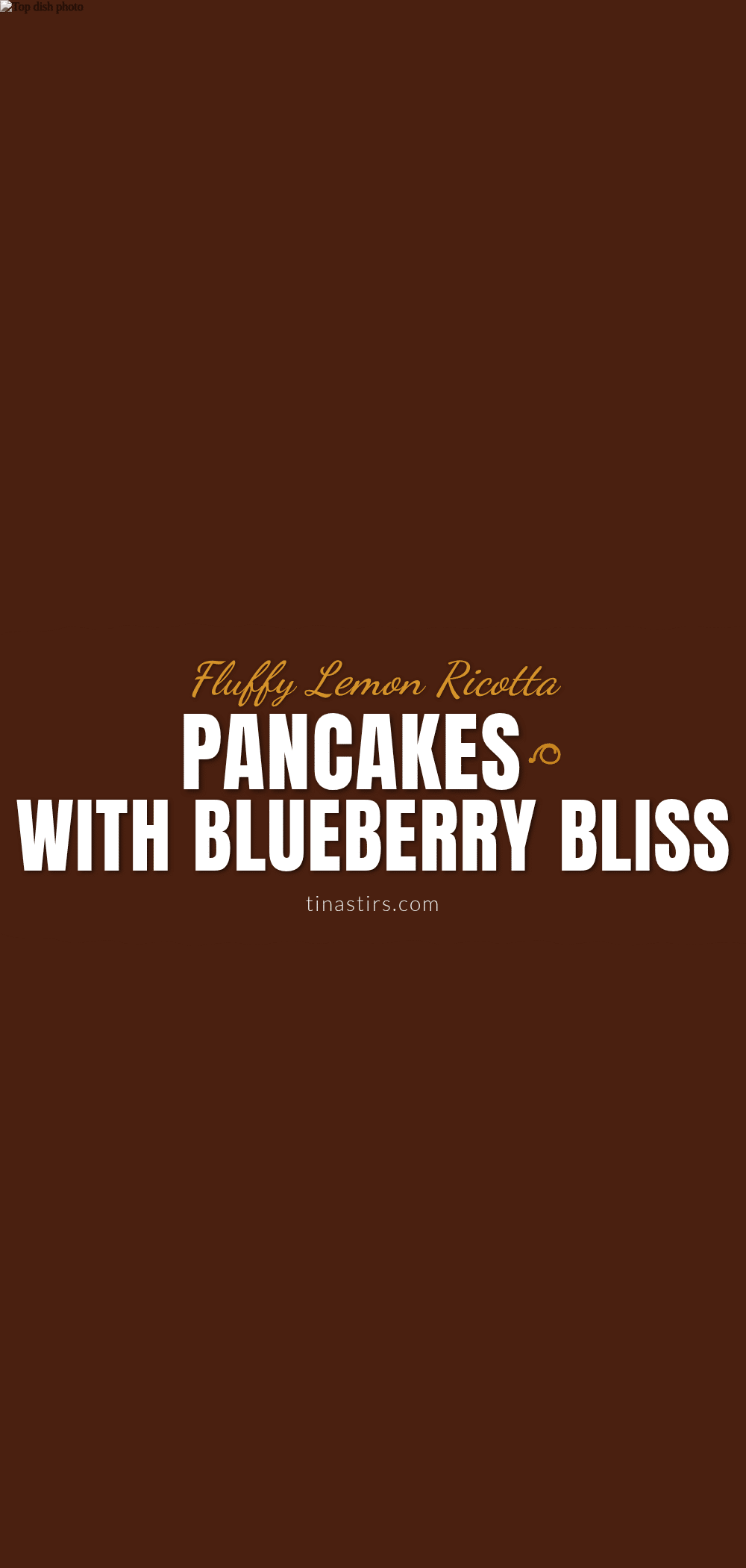 fluffy lemon ricotta pancakes recipe