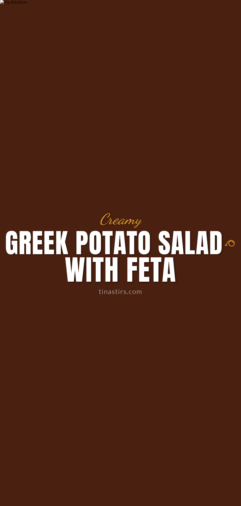 fresh greek potato salad recipe