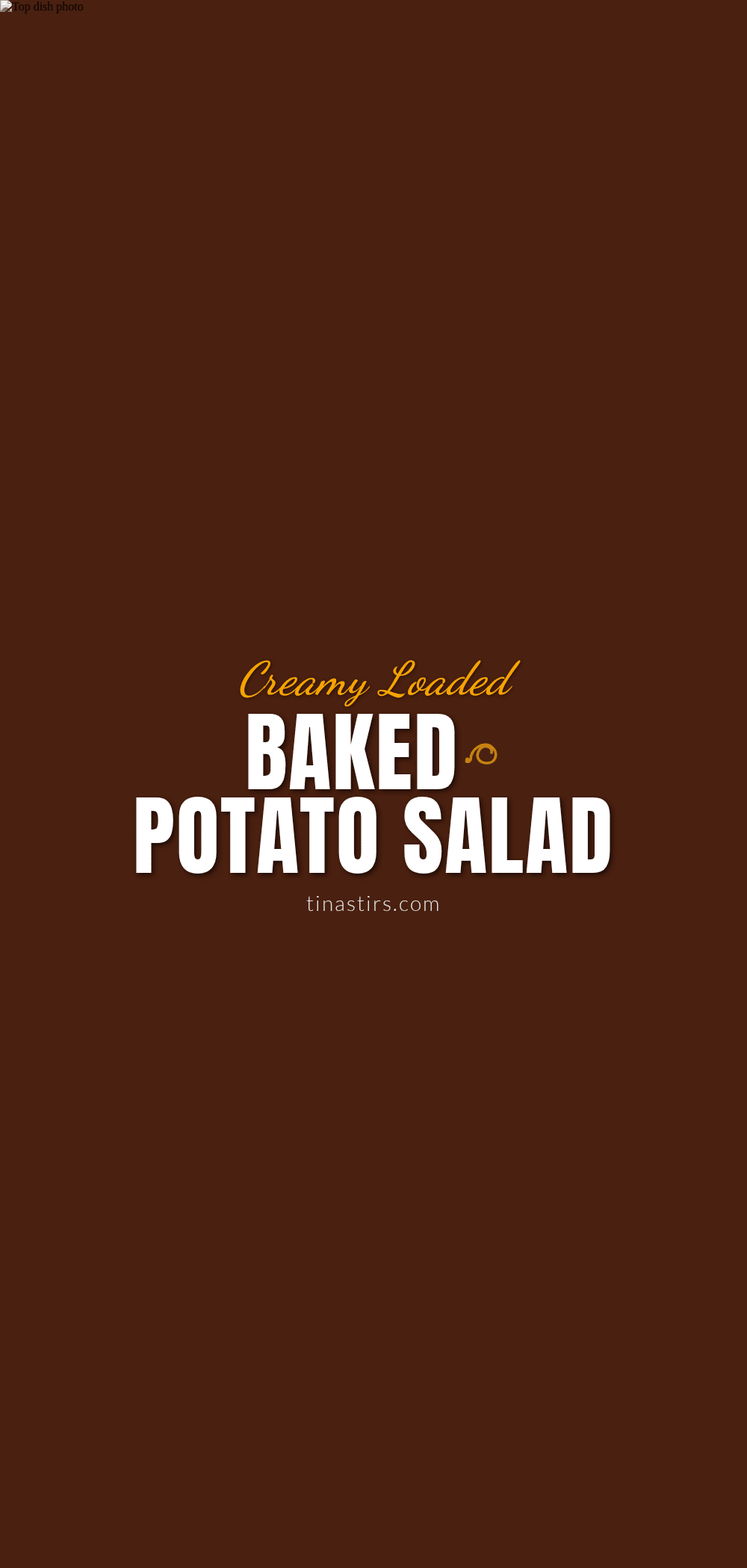 loaded baked potato salad recipe