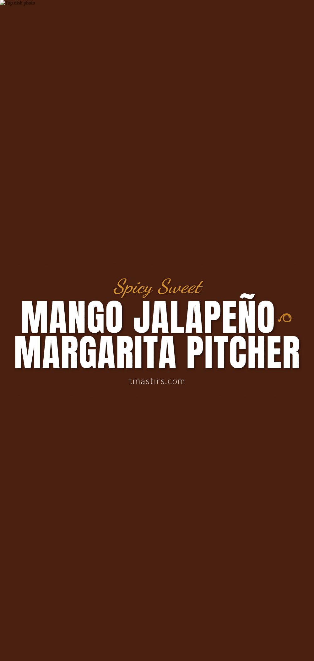 mango jalapeño margarita pitcher recipe