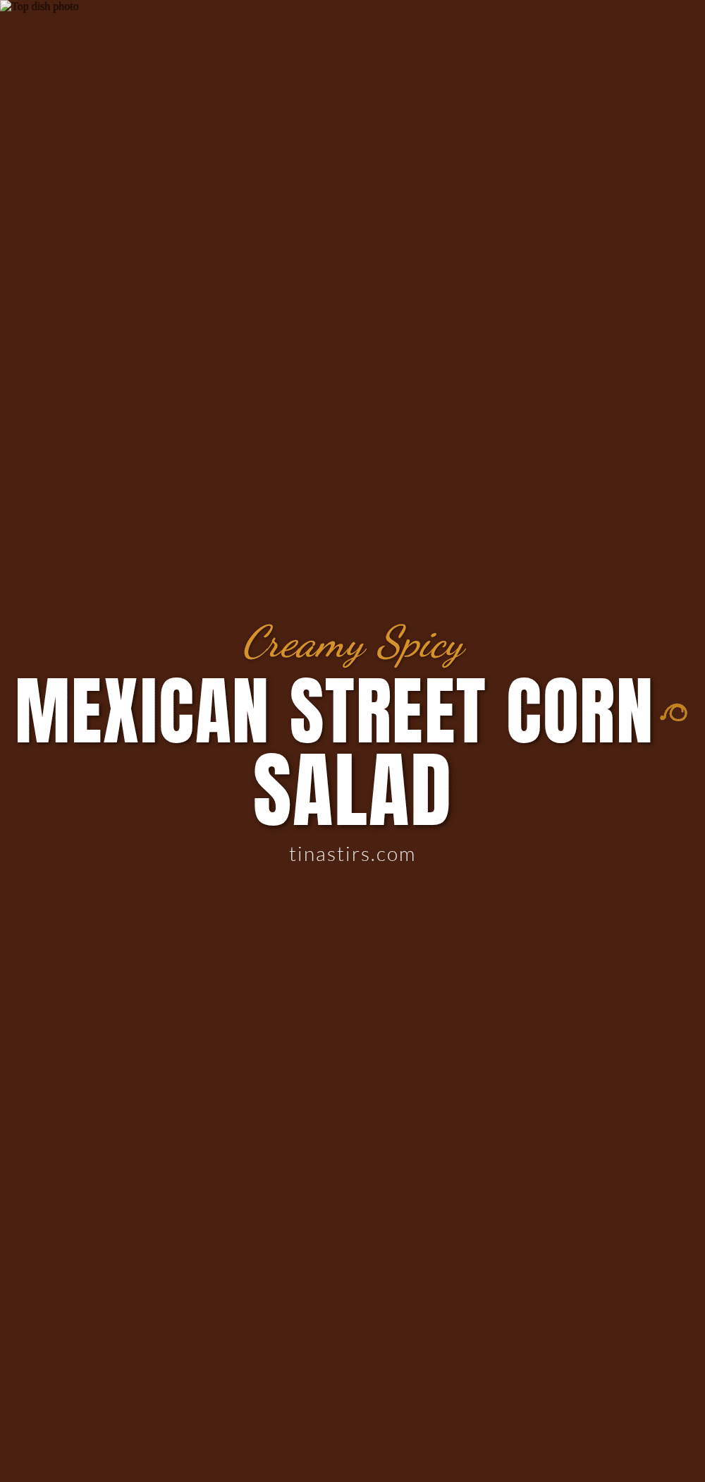 mexican street corn salad recipe