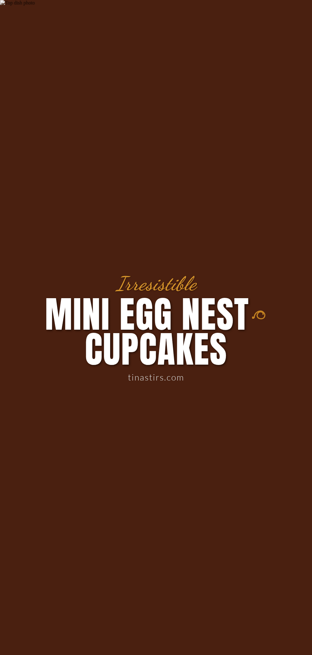 mini egg nest cupcakes recipe