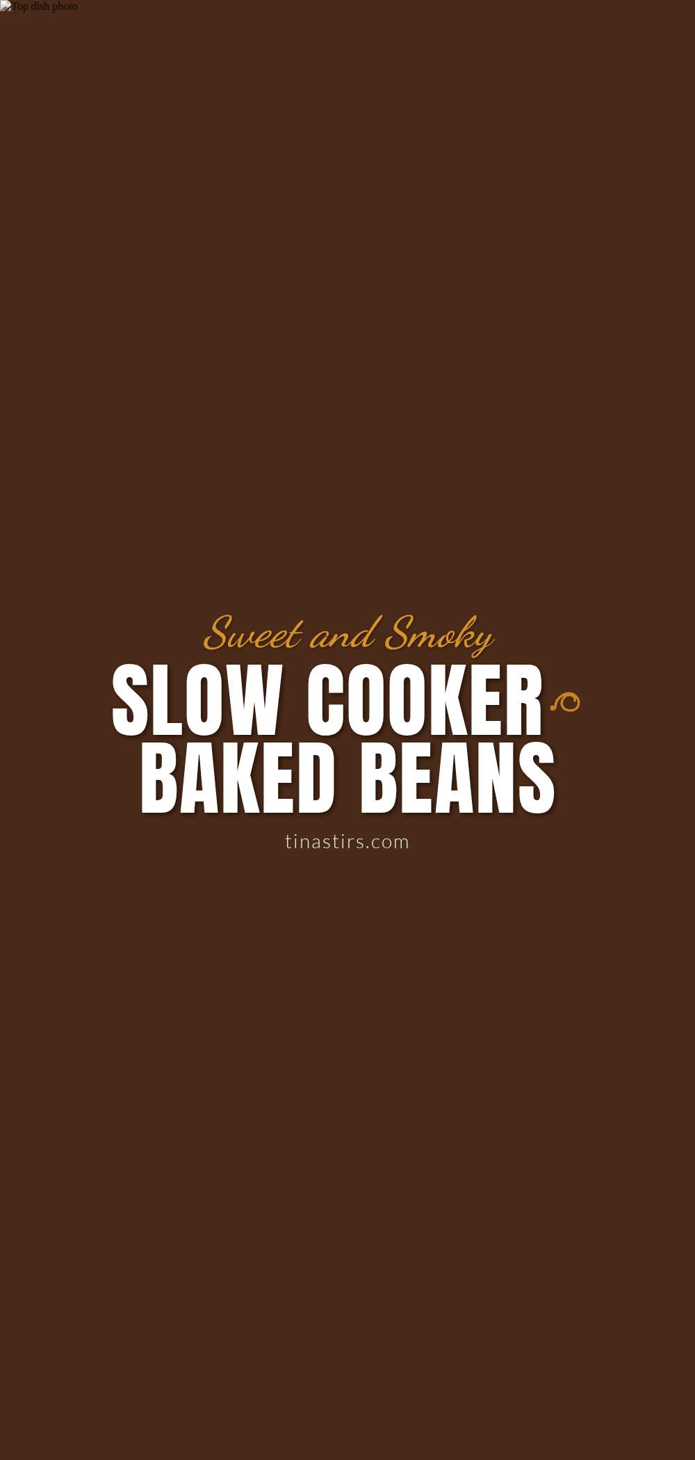 slow cooker baked beans recipe