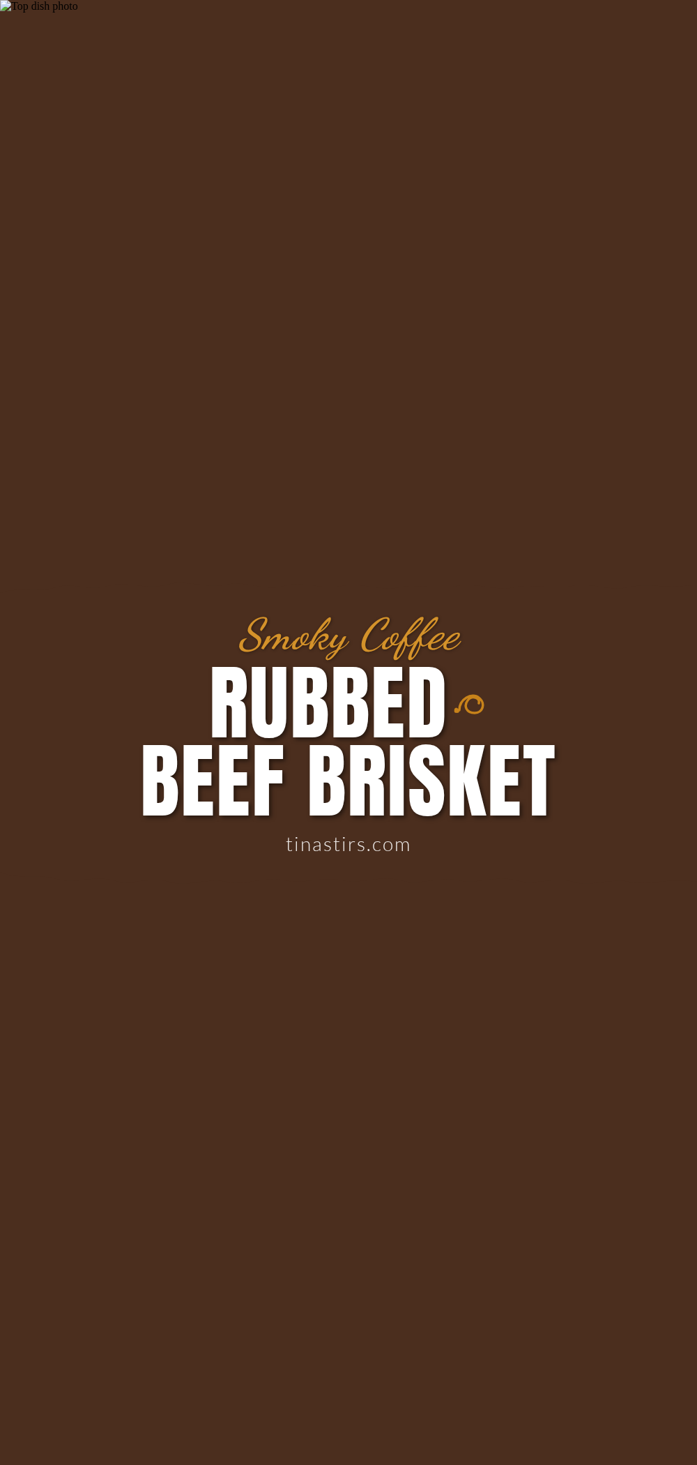 smoked beef brisket recipe