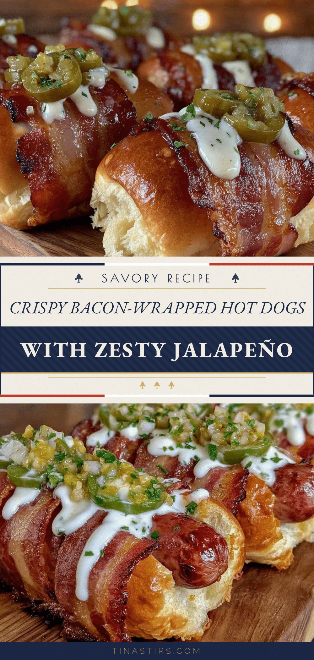 bacon-wrapped hot dogs recipe