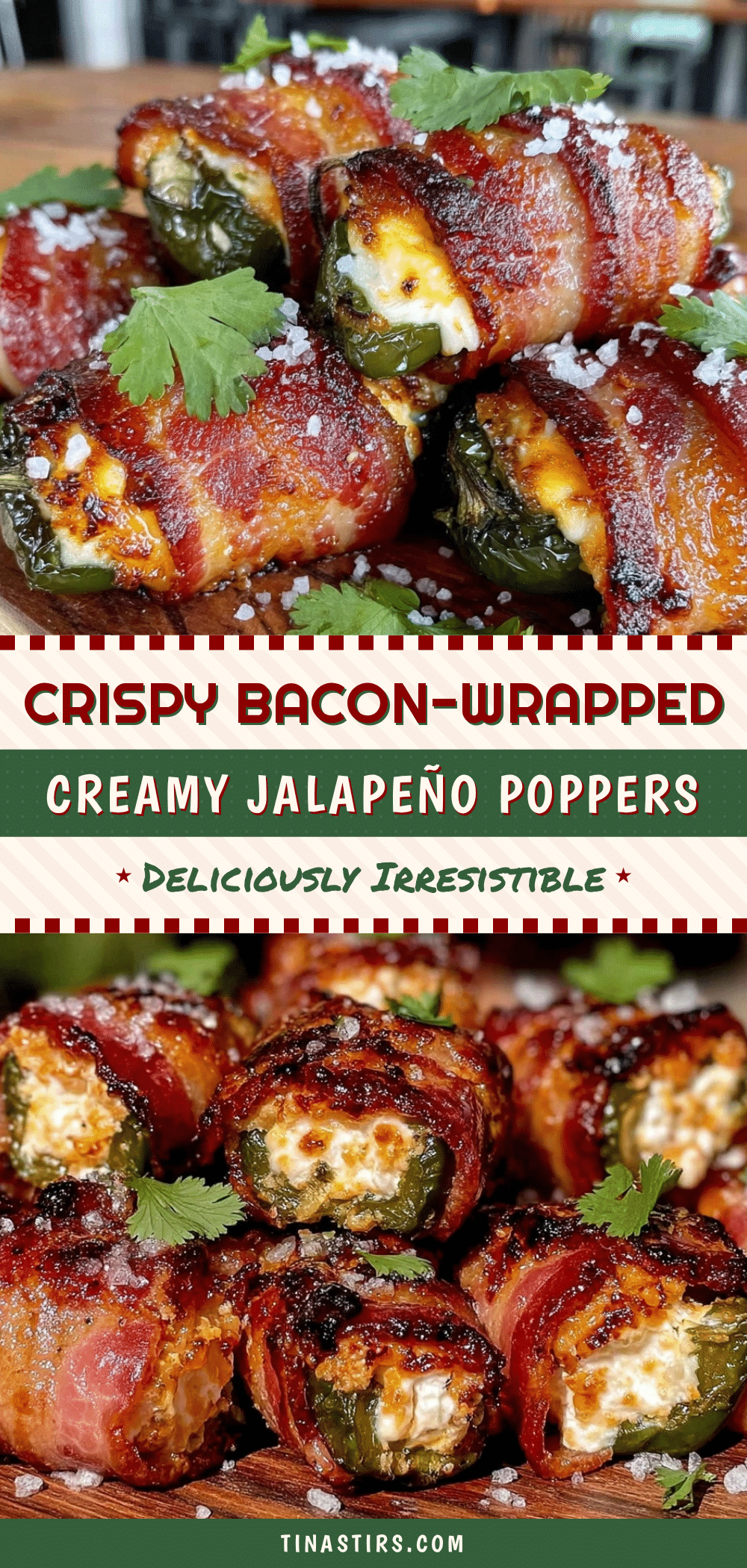 bacon-wrapped stuffed jalapeño poppers recipe