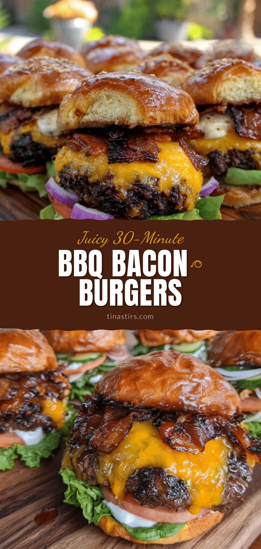 BBQ bacon burgers recipe