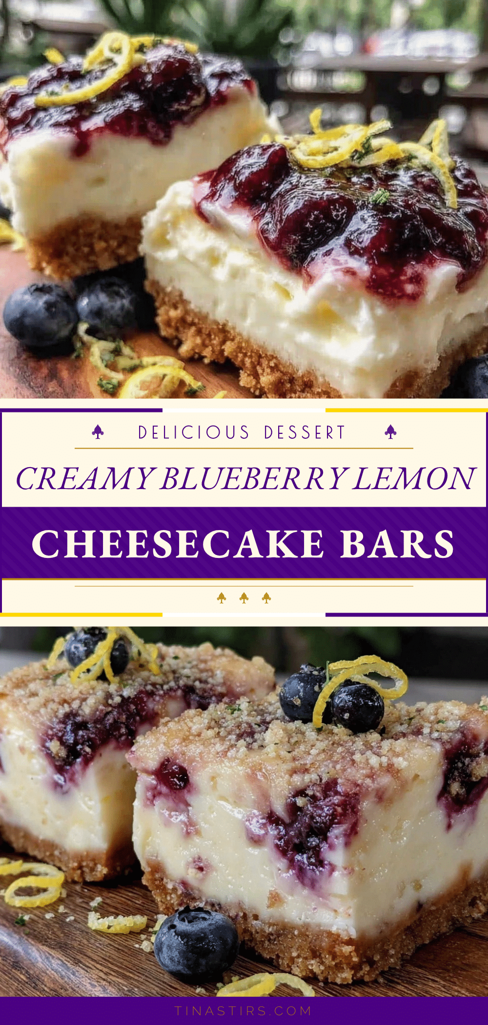 blueberry lemon cheesecake bars recipe
