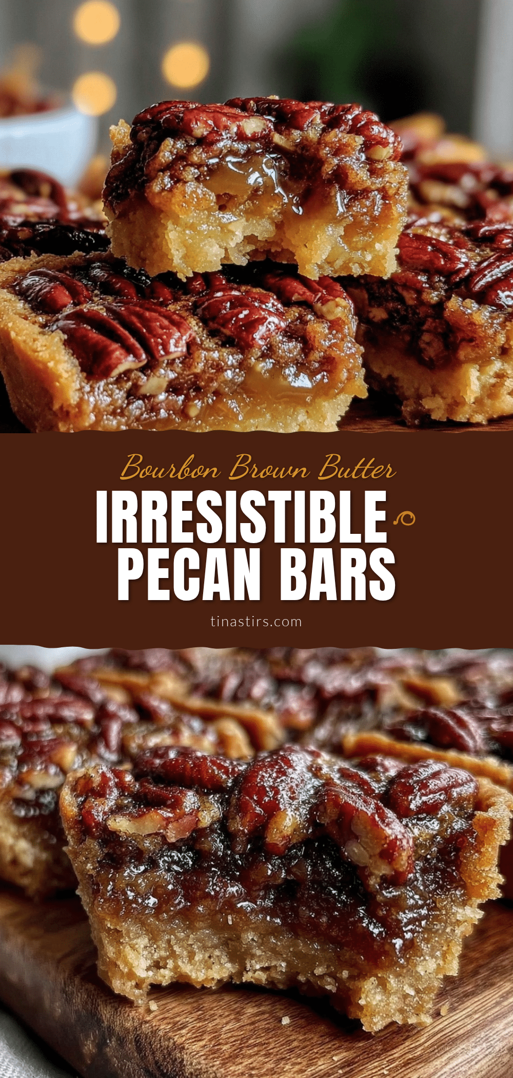 bourbon brown butter pecan pie bars recipe