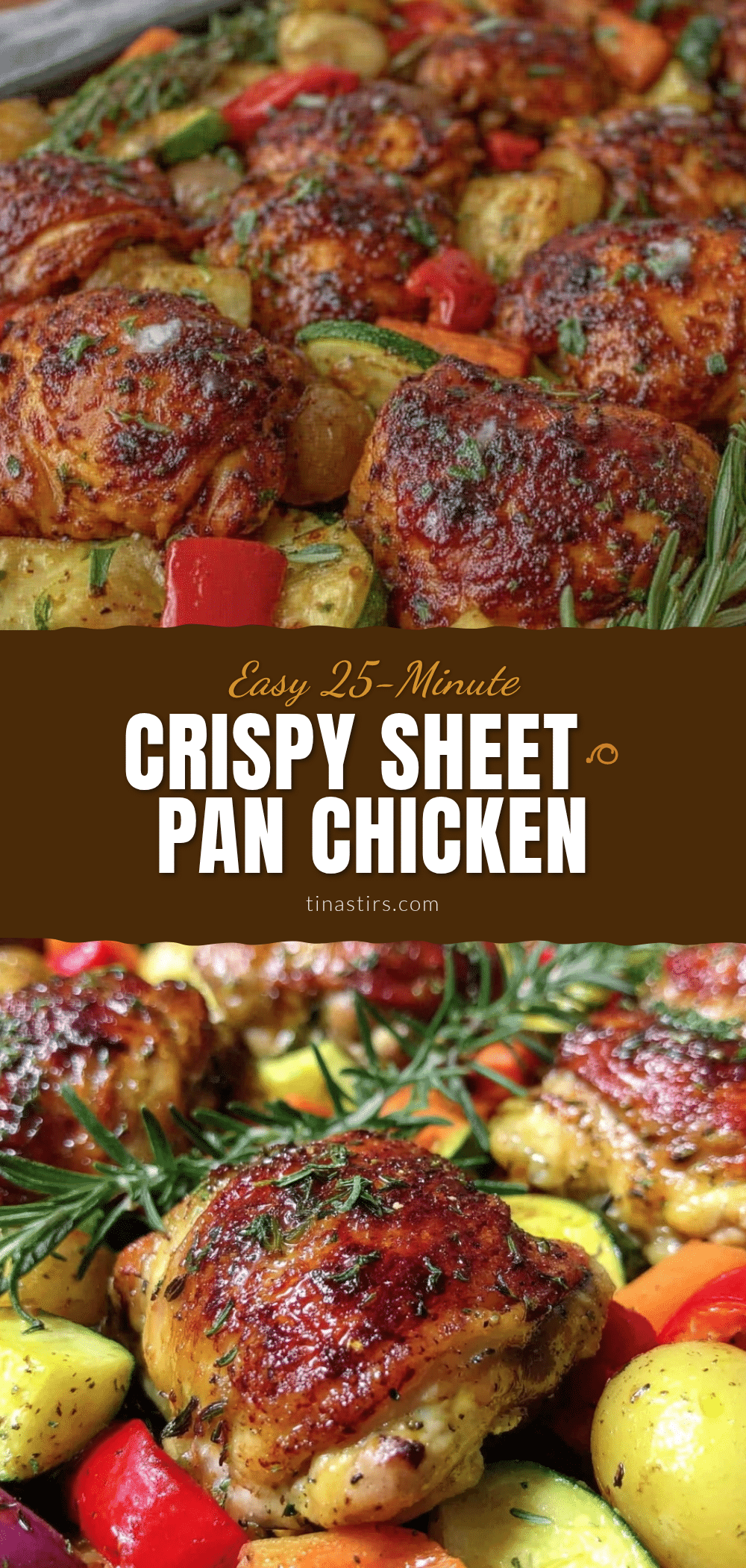 crispy sheet pan chicken and vegetables recipe