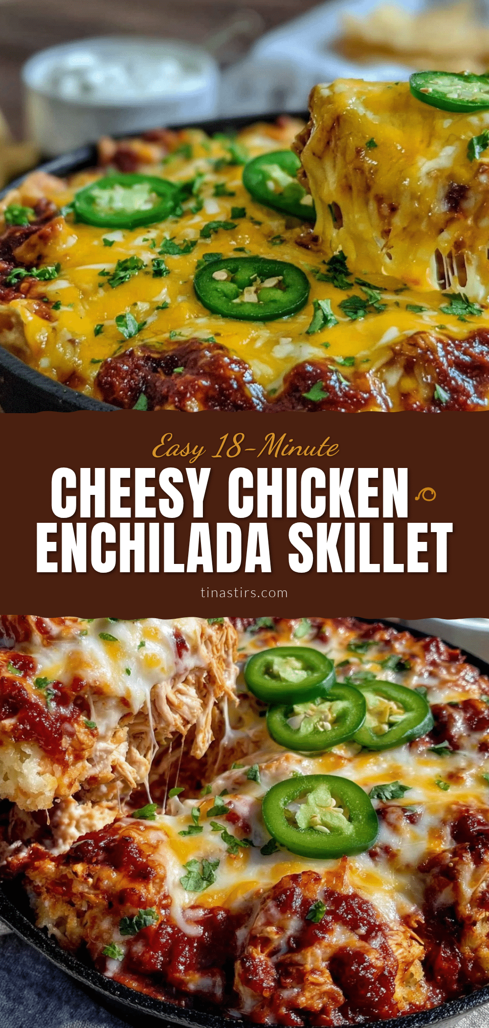 easy chicken enchilada skillet recipe