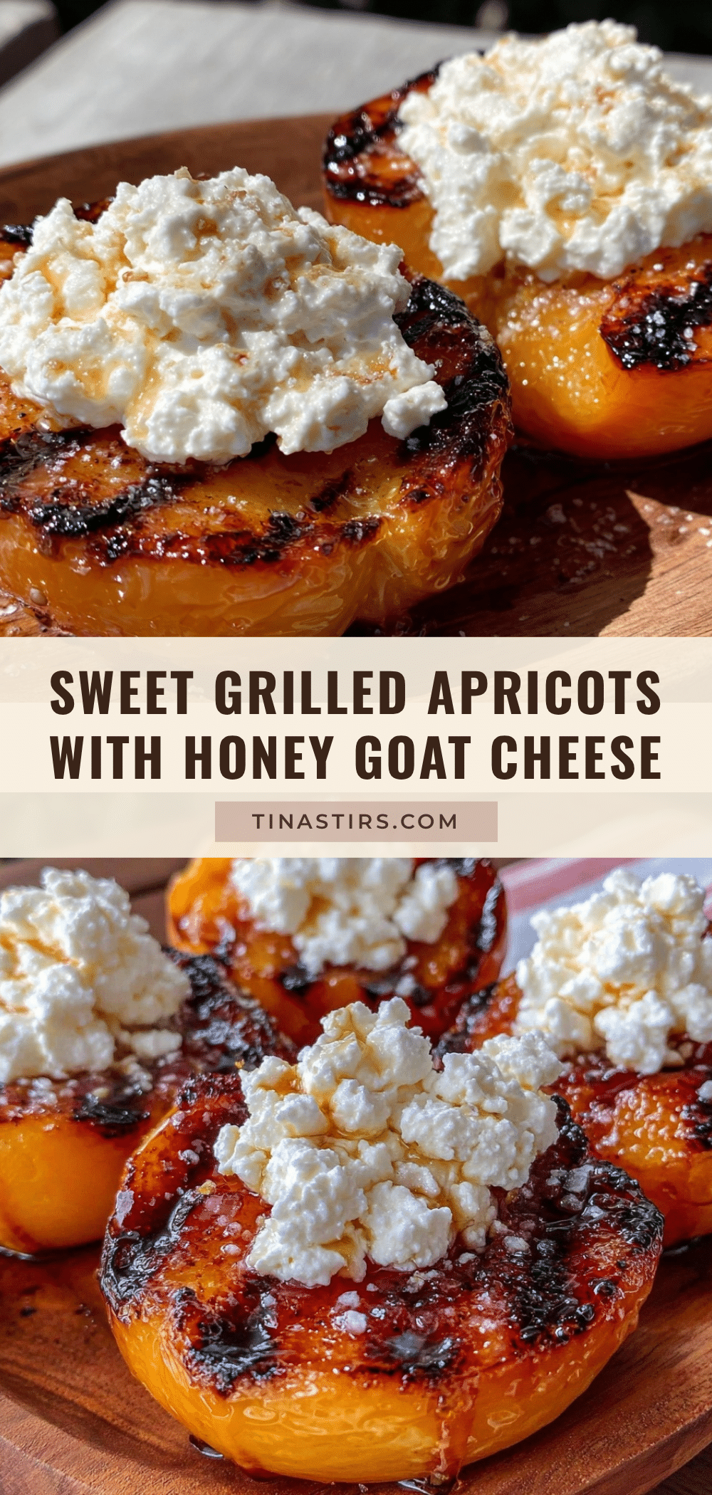 fresh grilled apricot halves recipe