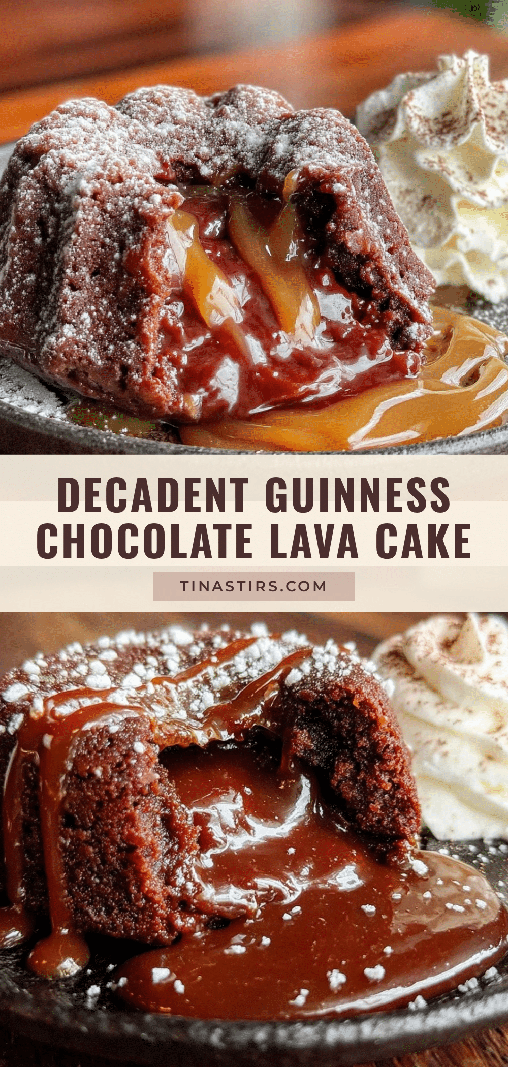 Guinness chocolate lava cake recipe