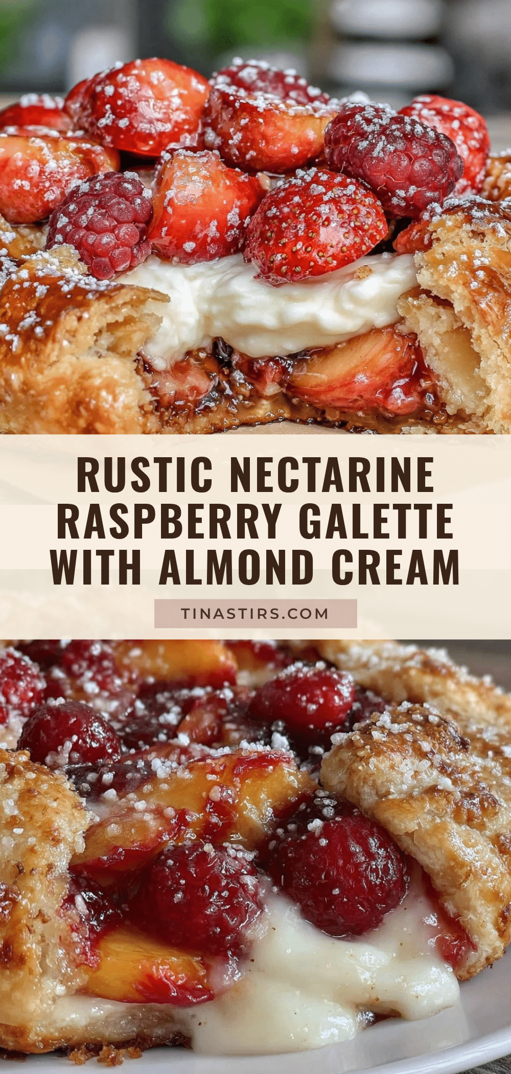 nectarine raspberry galette recipe