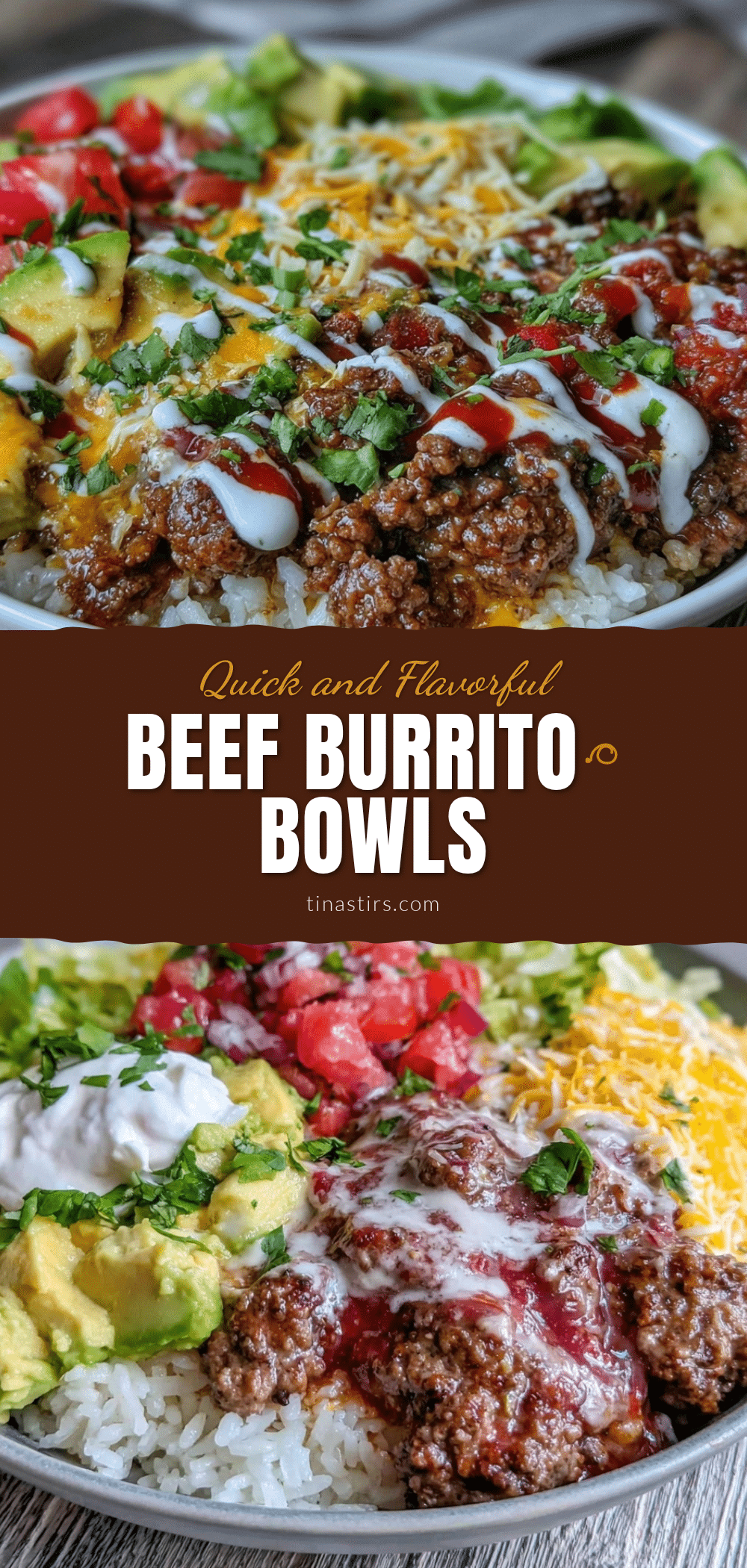 quick beef burrito bowls recipe