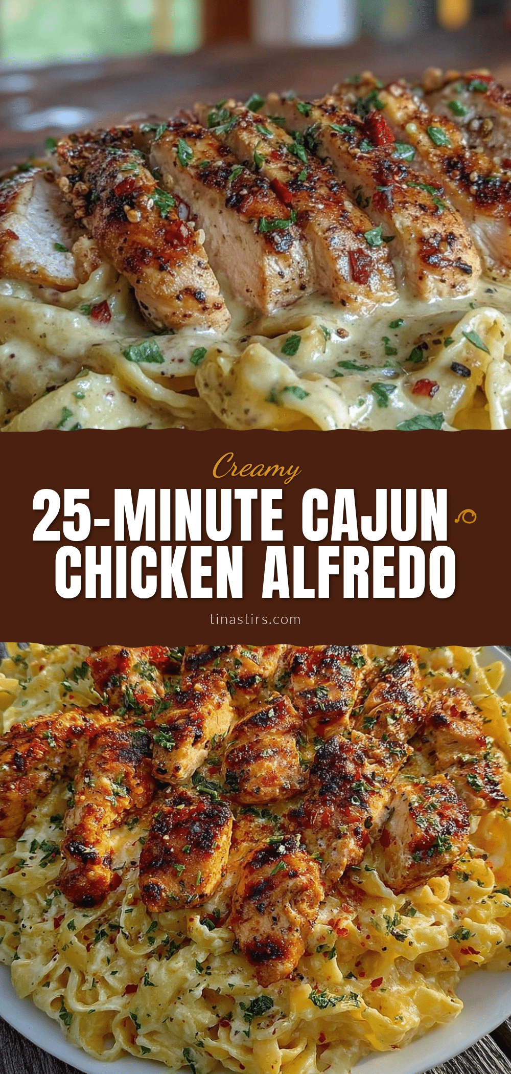 Quick Cajun Chicken Alfredo recipe