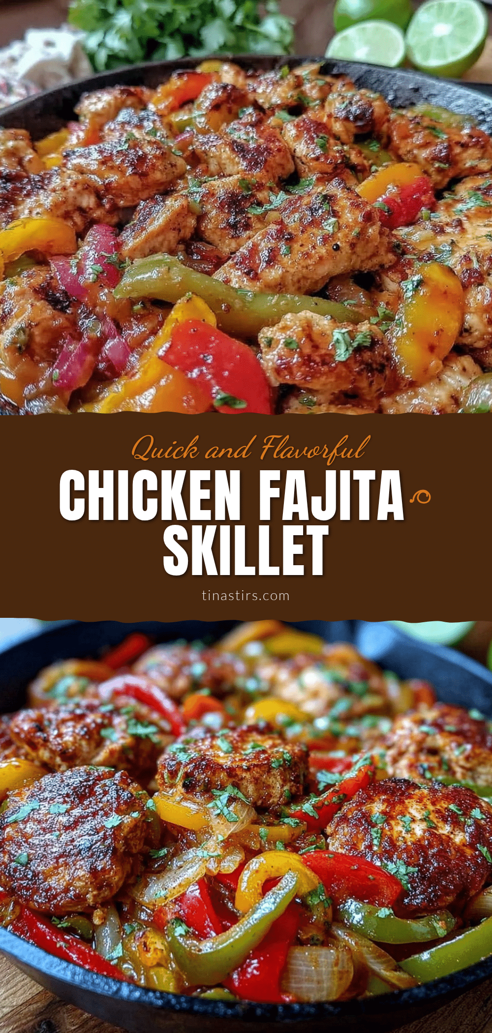 quick chicken fajita skillet recipe