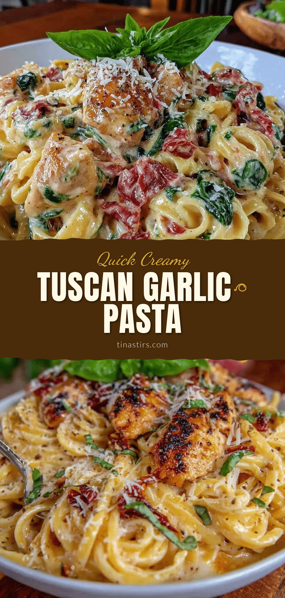 quick creamy tuscan pasta recipe