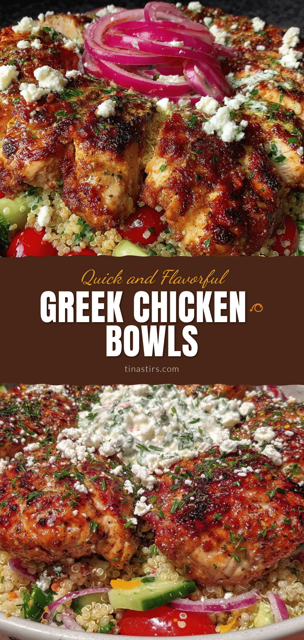 quick flavorful greek chicken bowls recipe