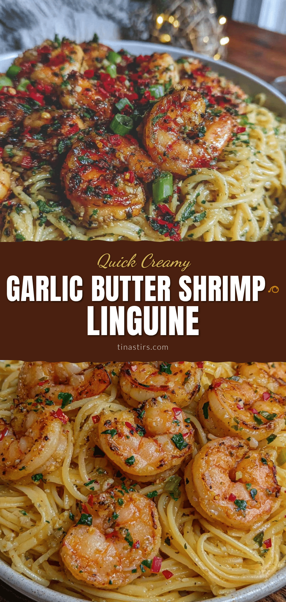 quick garlic butter shrimp linguine recipe