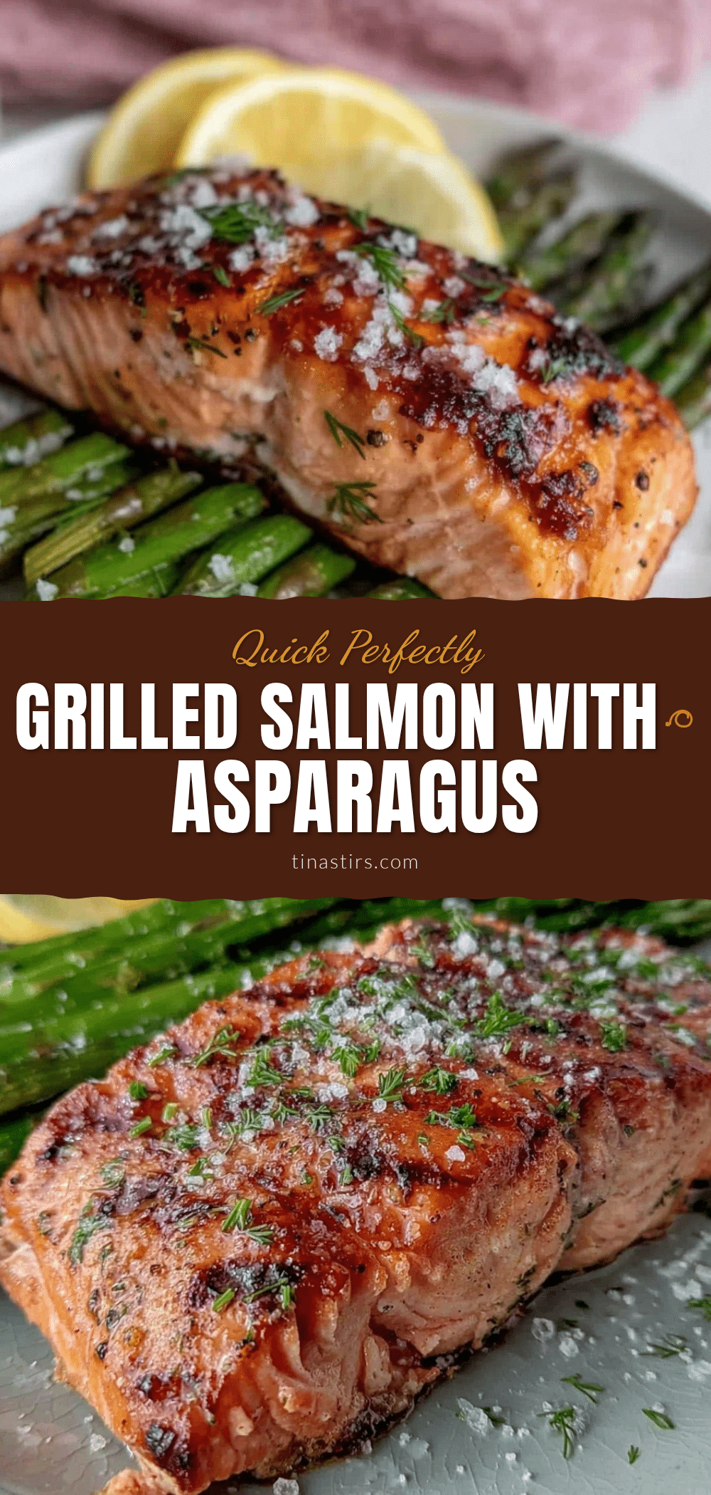 quick grilled salmon with asparagus recipe