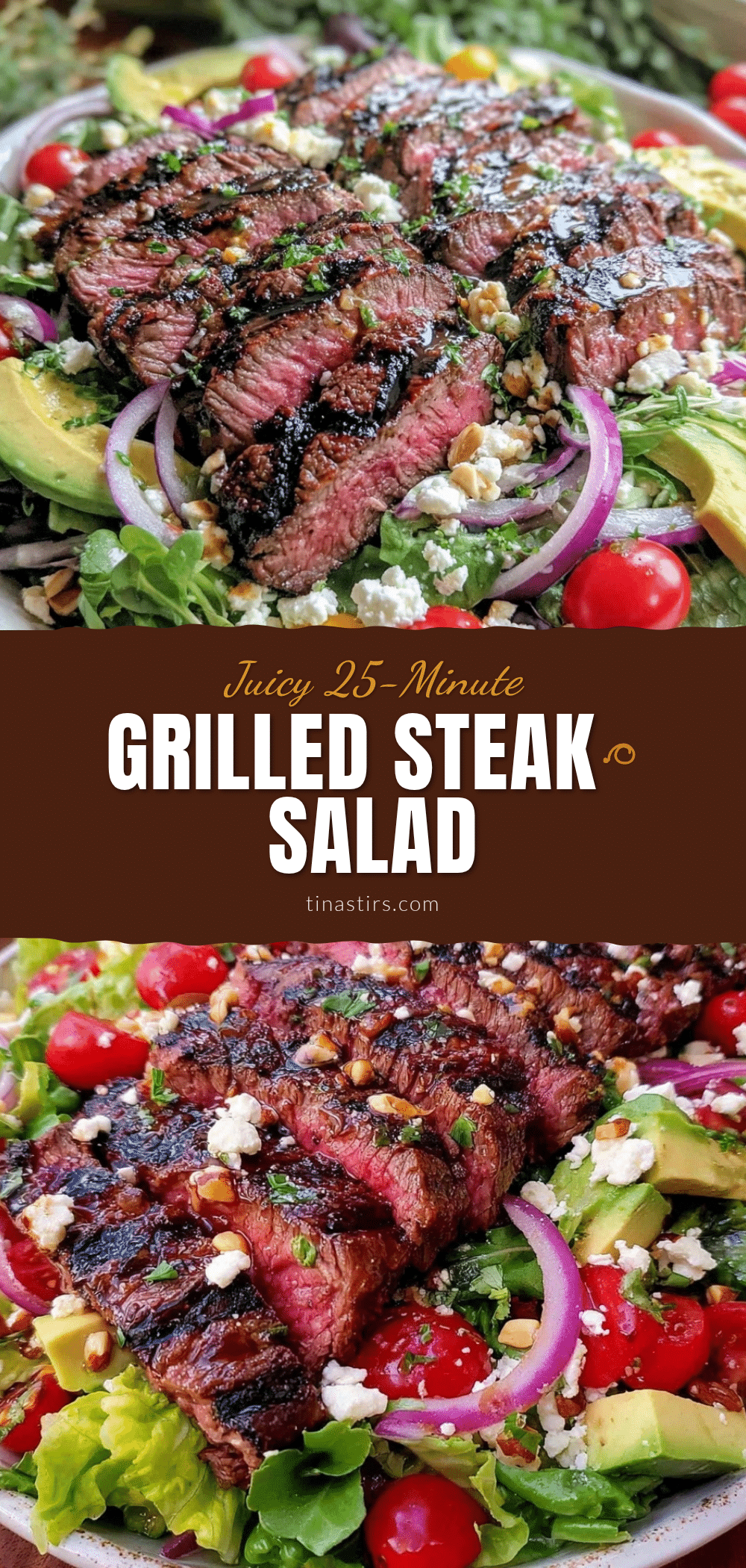 quick grilled steak salad recipe