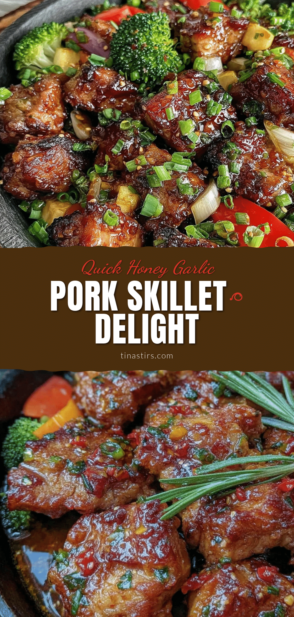 quick honey garlic pork skillet recipe