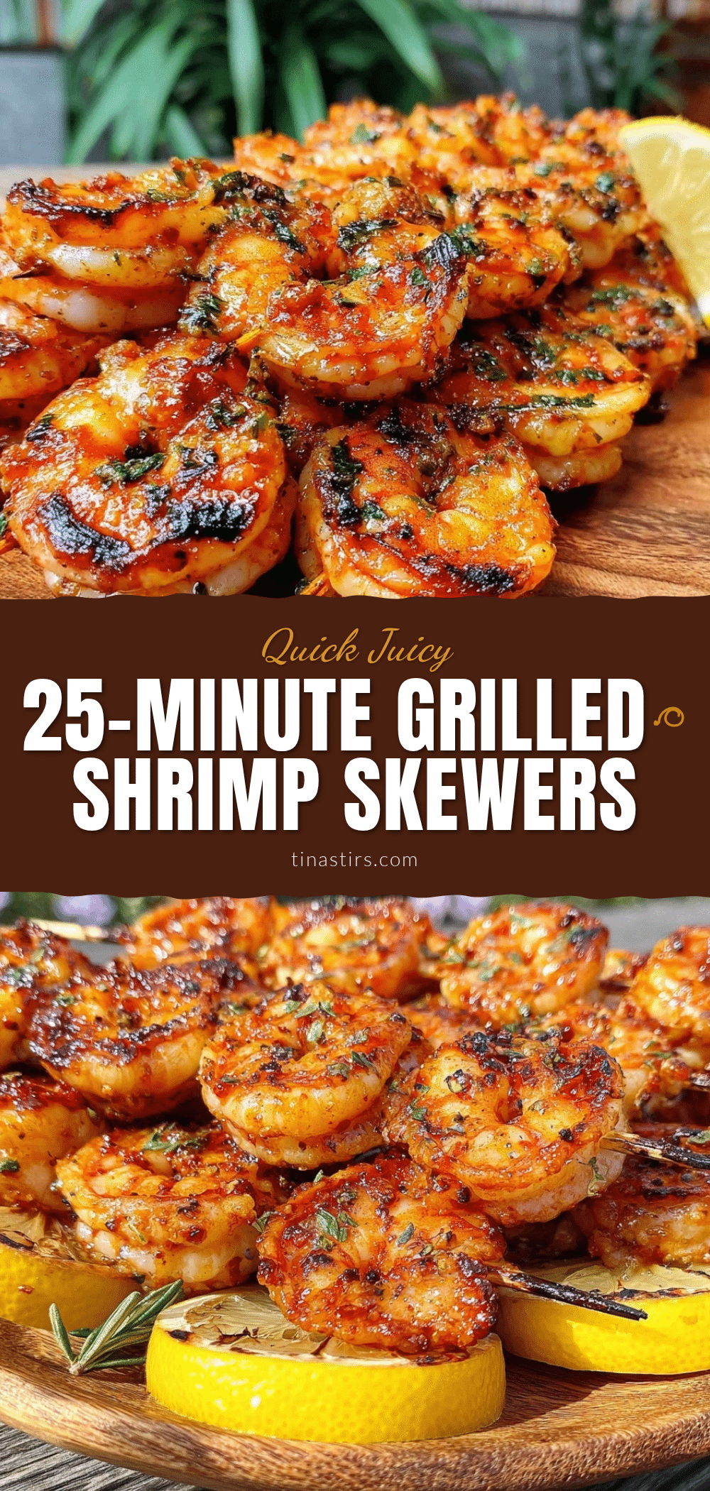 quick juicy grilled shrimp skewers recipe