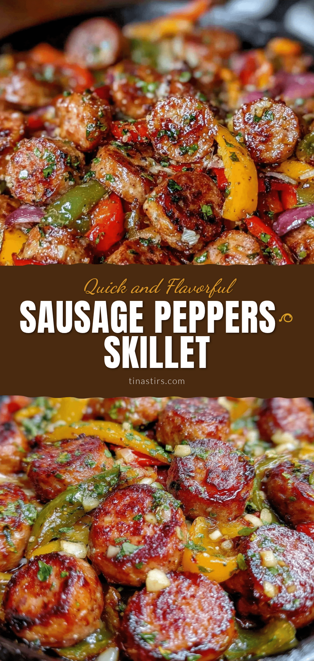 quick sausage and peppers skillet recipe recipe