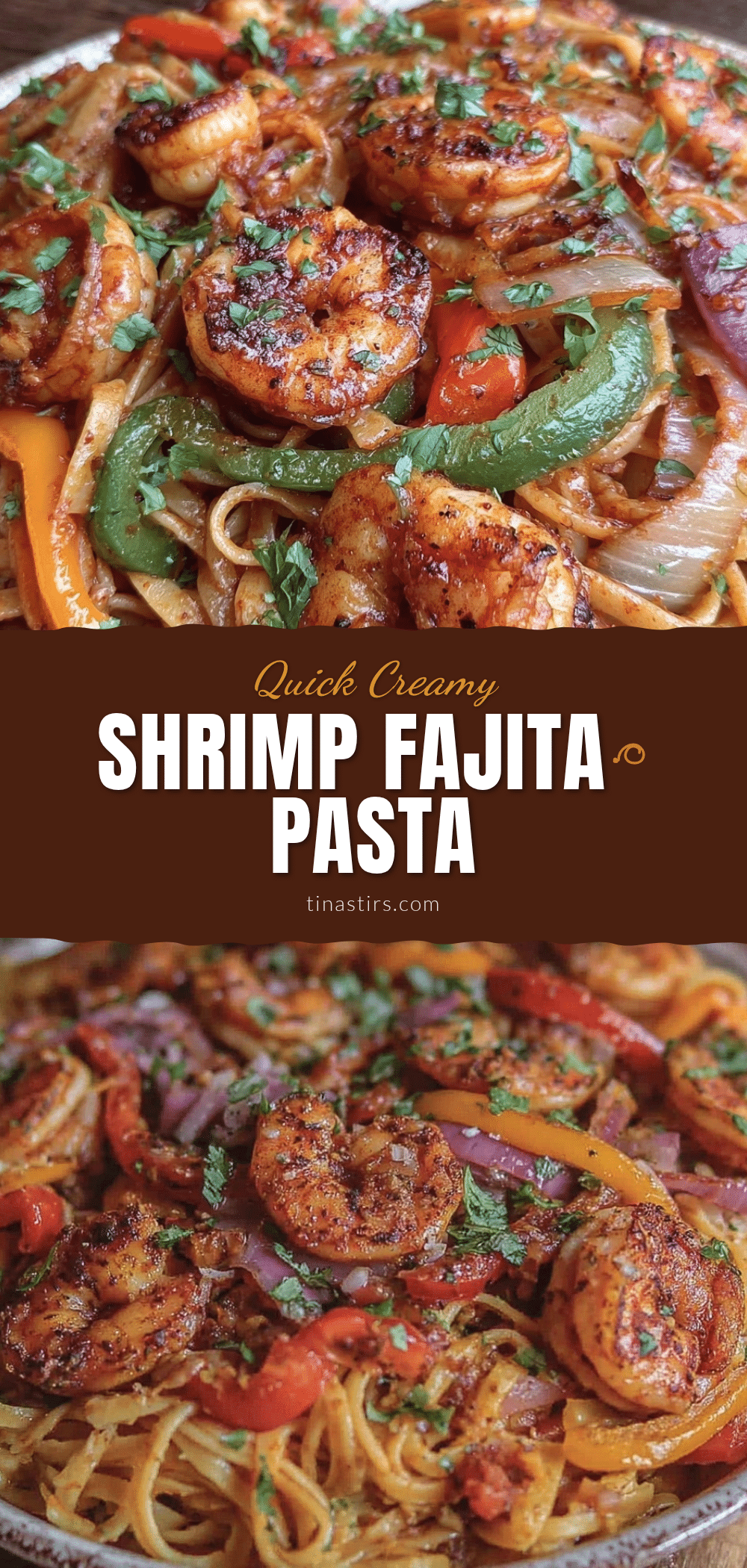 quick shrimp fajita pasta recipe