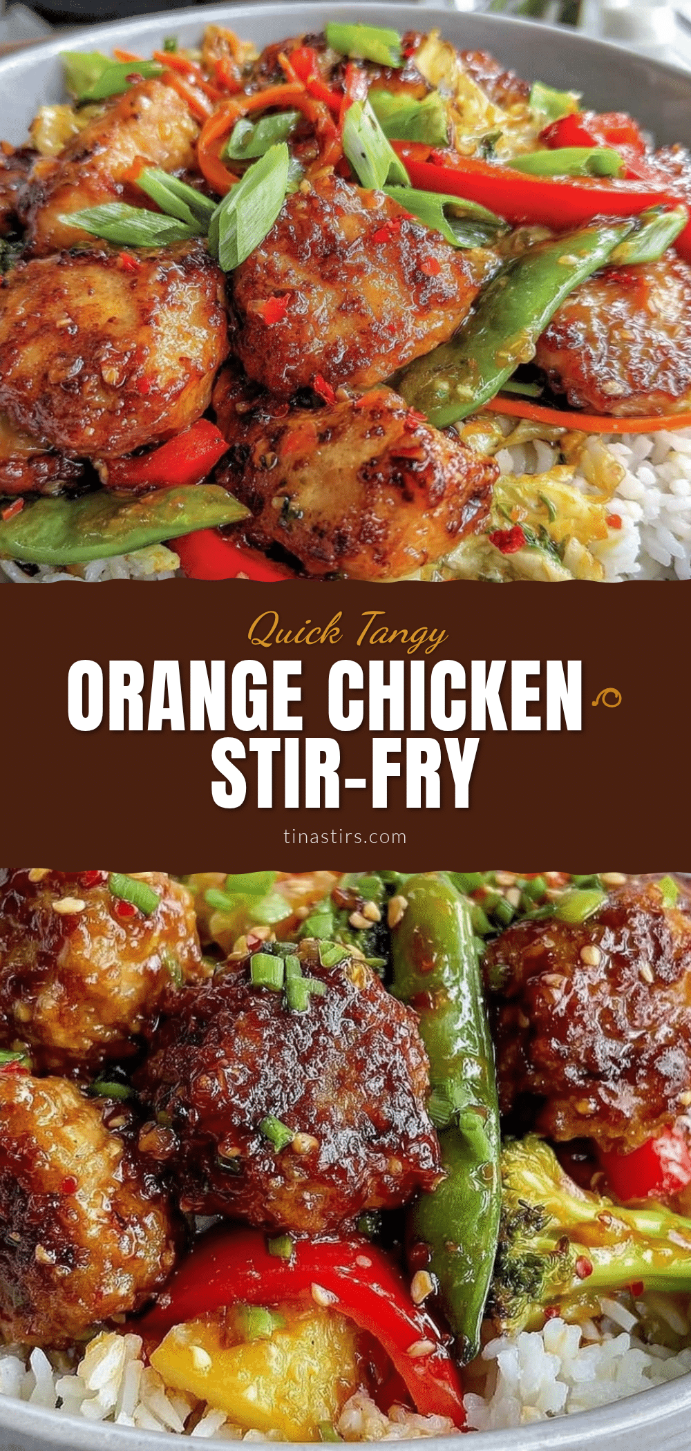 Quick Tangy Orange Chicken Stir-Fry recipe