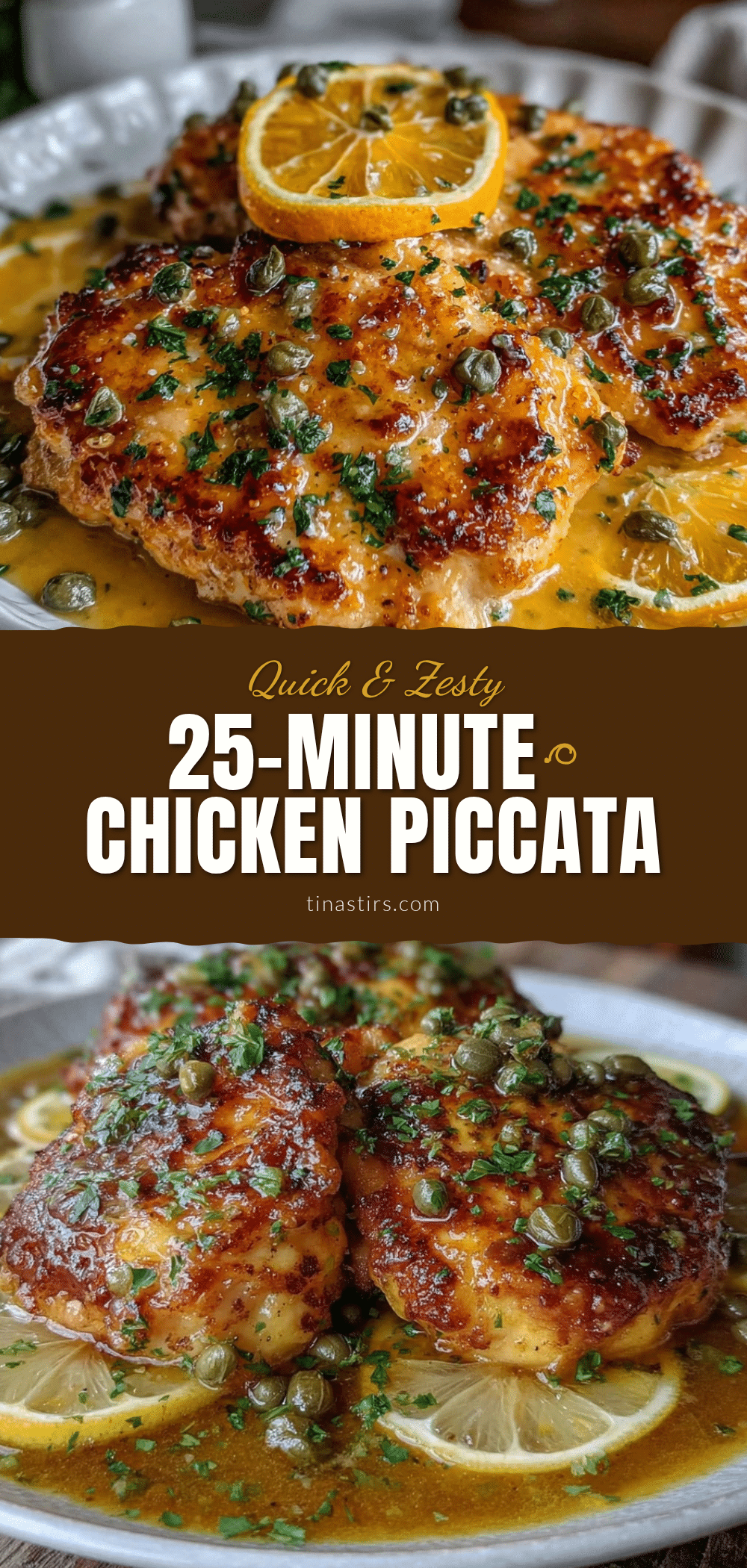 Quick Zesty Chicken Piccata recipe
