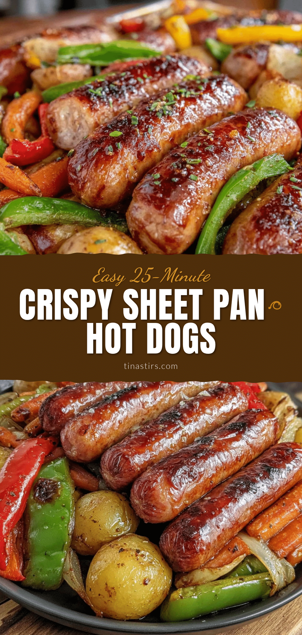 sheet pan hot dogs and veggies recipe recipe