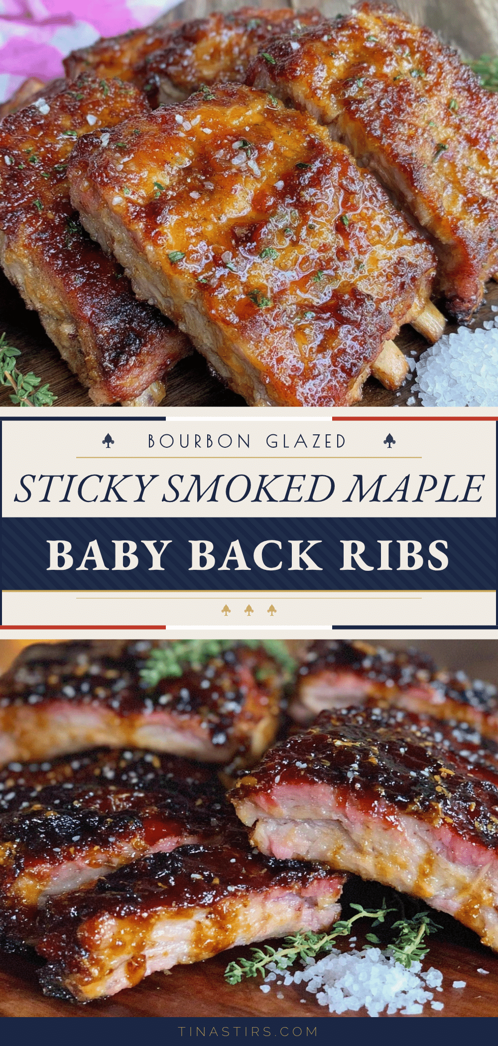 smoked maple bourbon glazed baby back ribs recipe