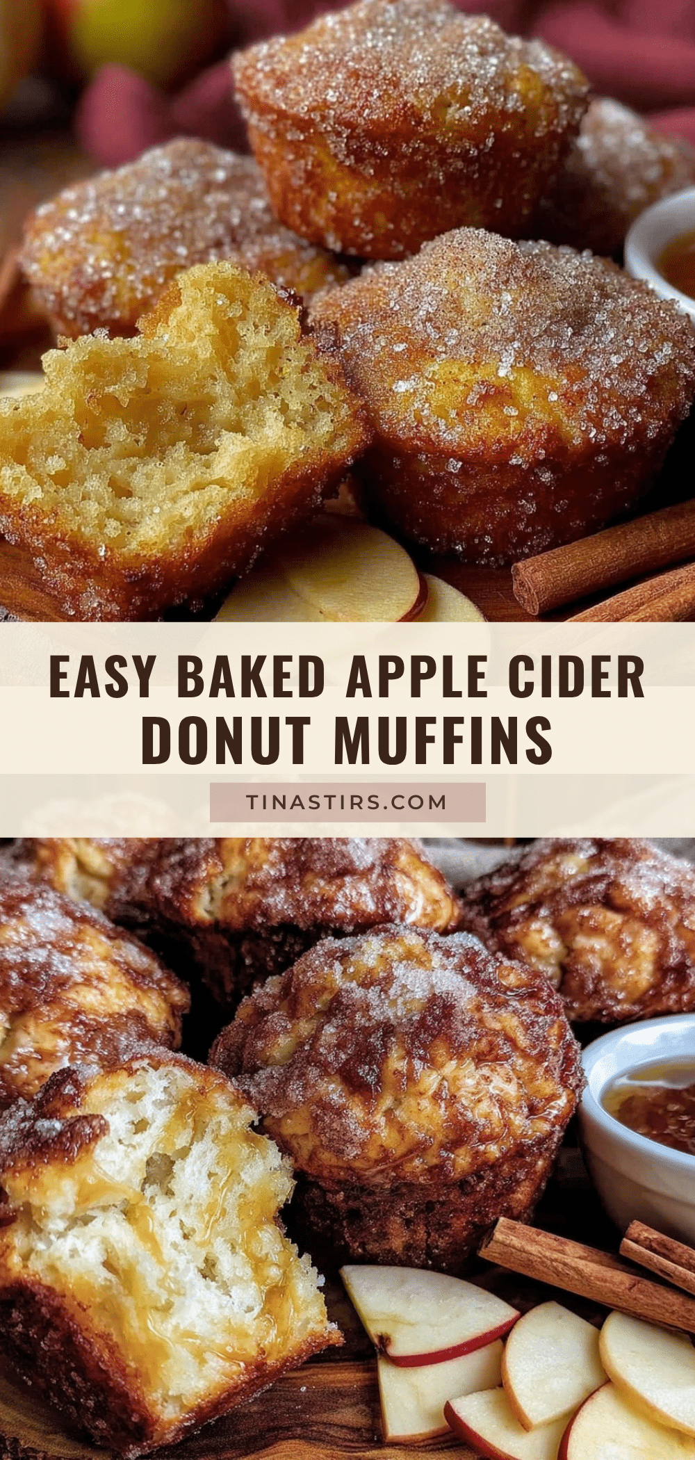apple cider donut muffins recipe