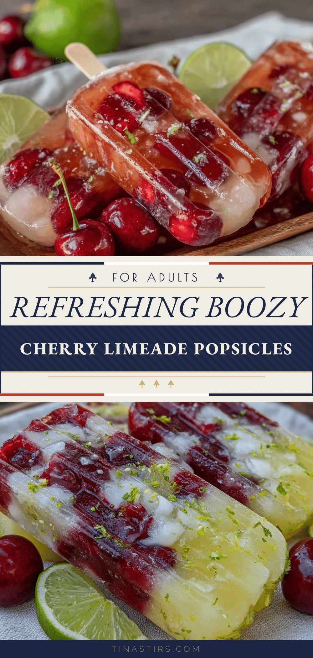 boozy cherry limeade popsicles recipe