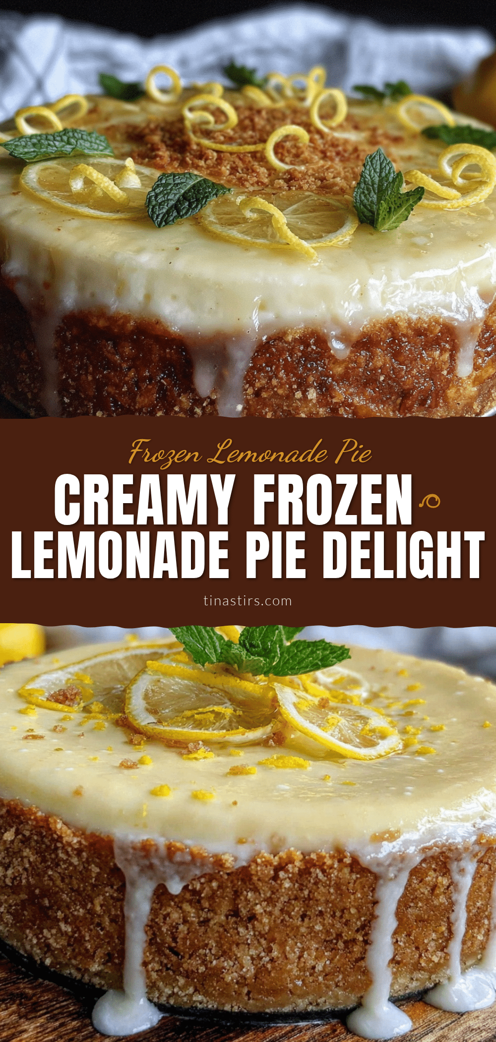 creamy frozen lemonade pie recipe