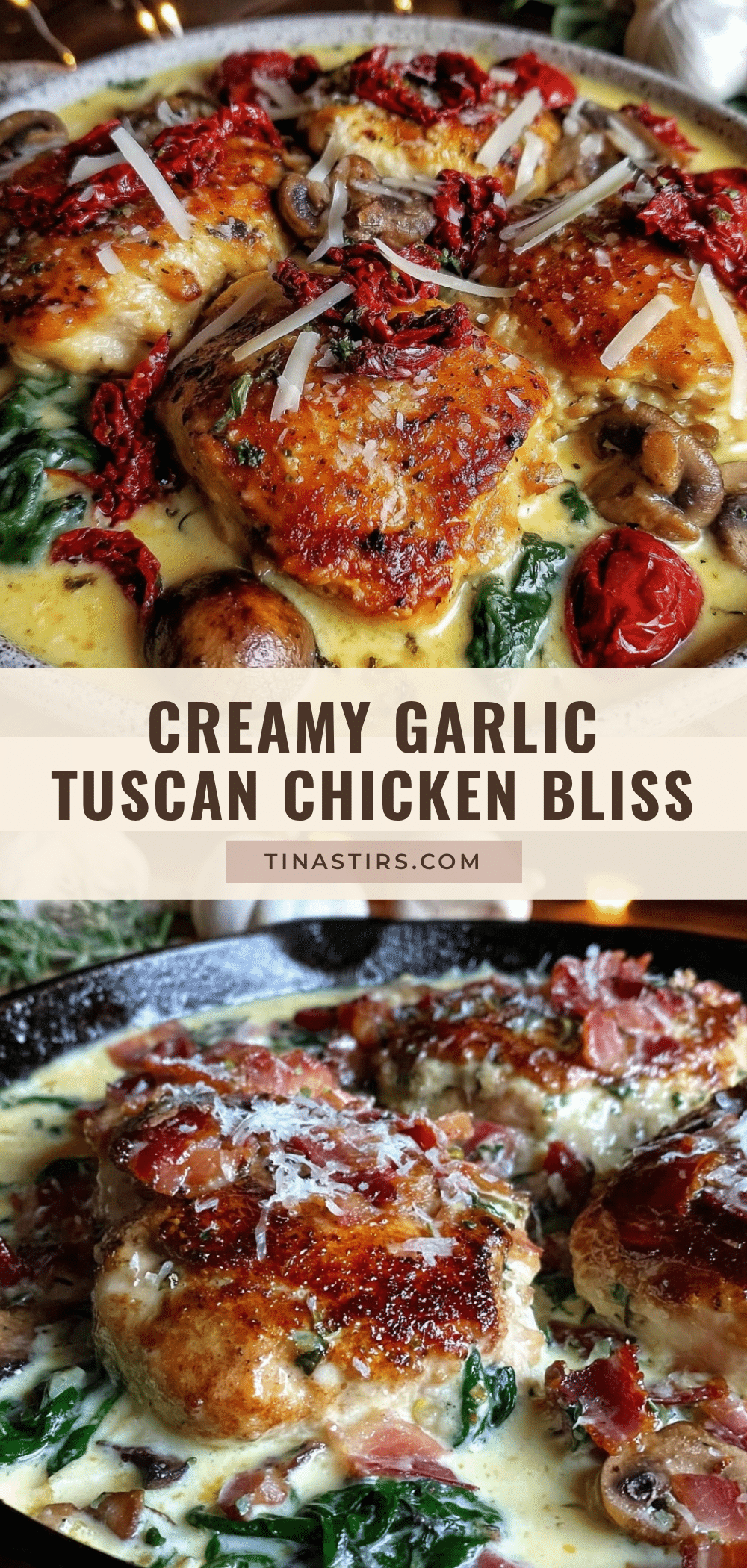 Creamy One-Pot Garlic Tuscan Chicken Recipe recipe