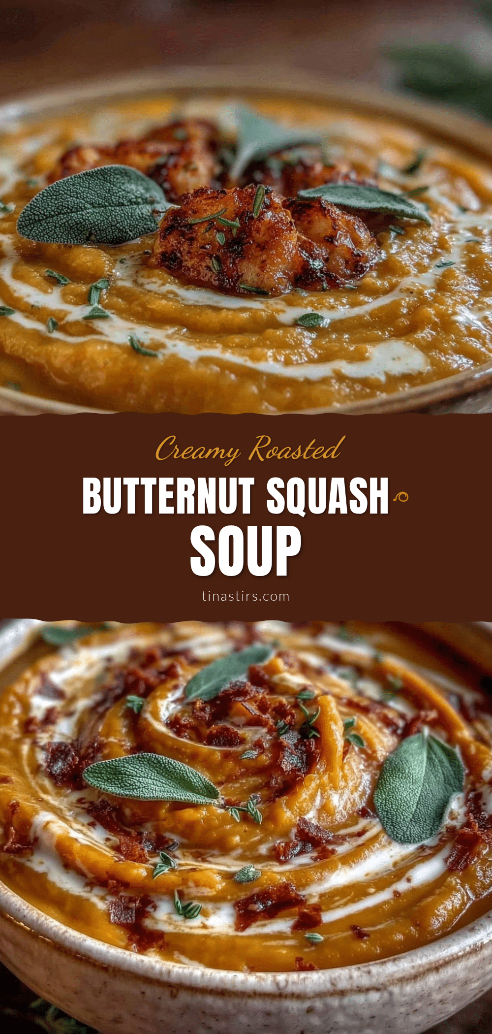 creamy roasted butternut squash soup recipe