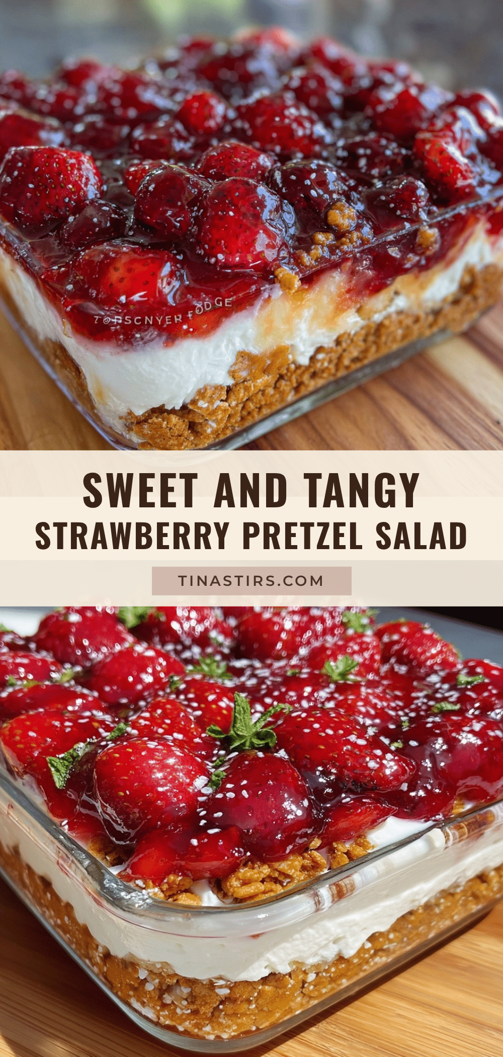 creamy strawberry pretzel salad recipe