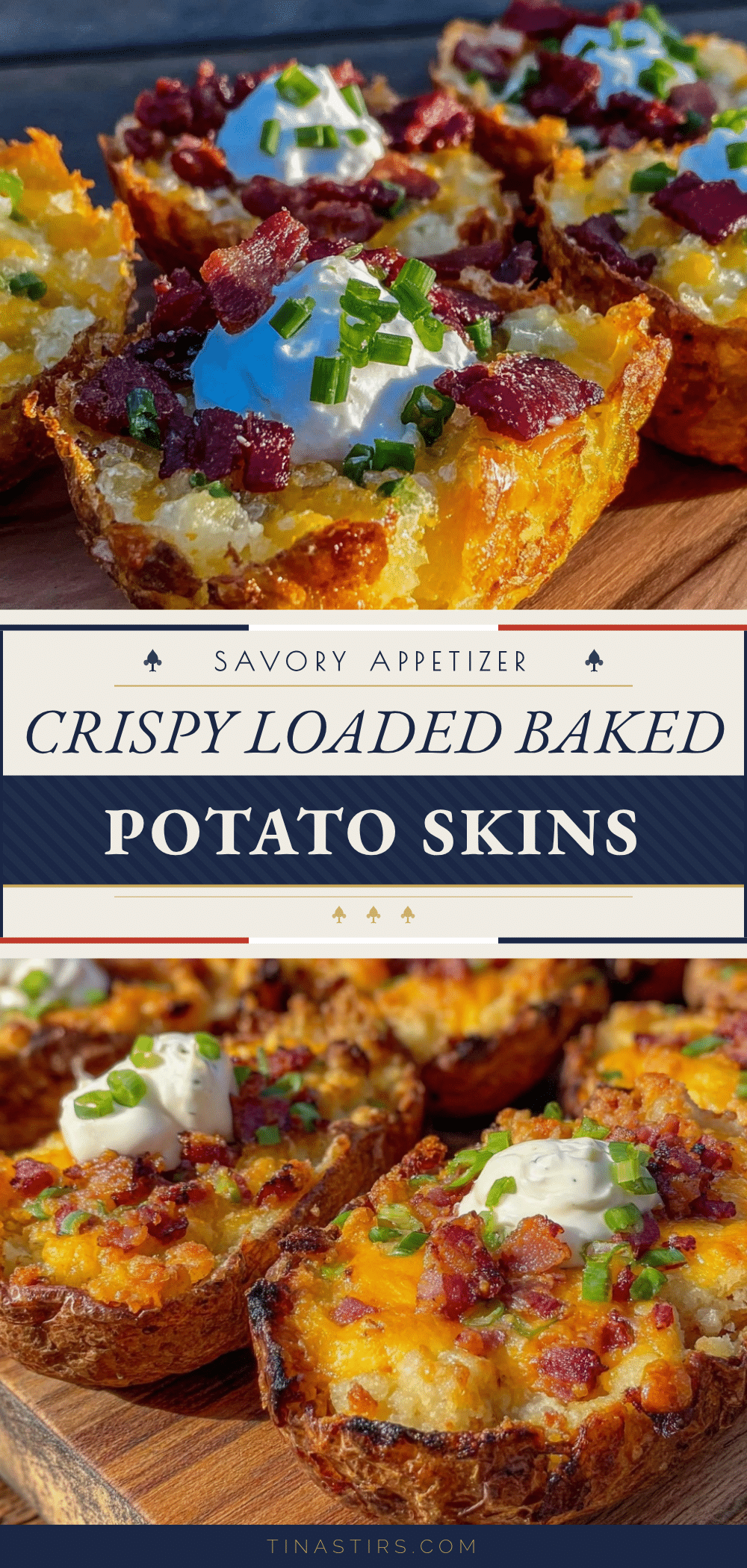 crispy loaded baked potato skins recipe