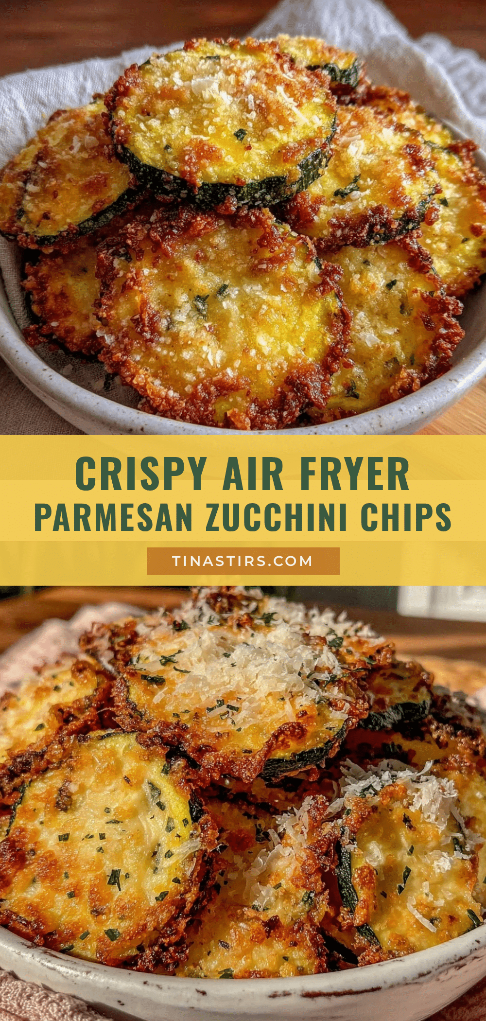 crispy parmesan zucchini chips recipe