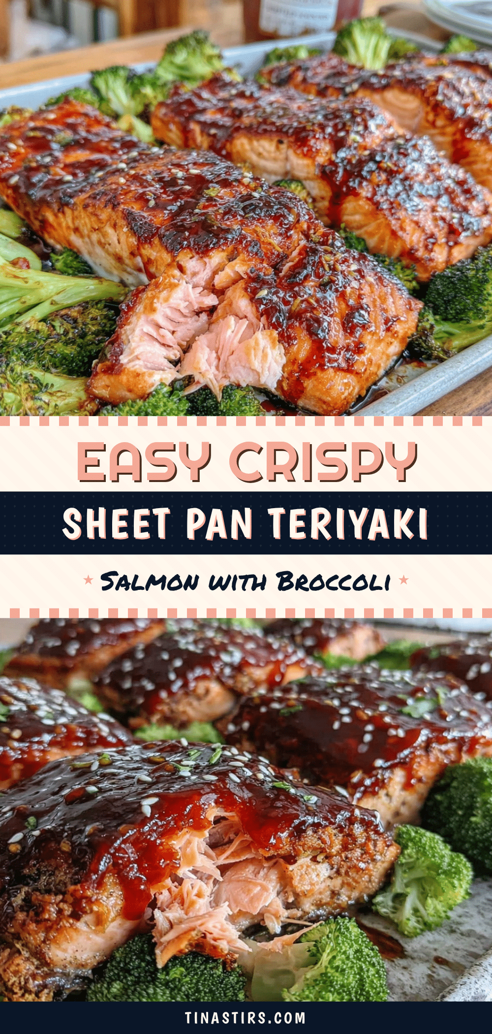crispy sheet pan teriyaki salmon recipe