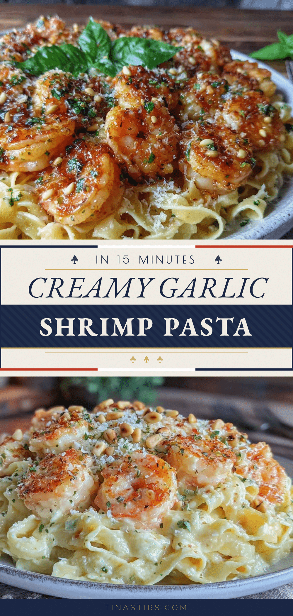 easy creamy garlic shrimp pasta recipe