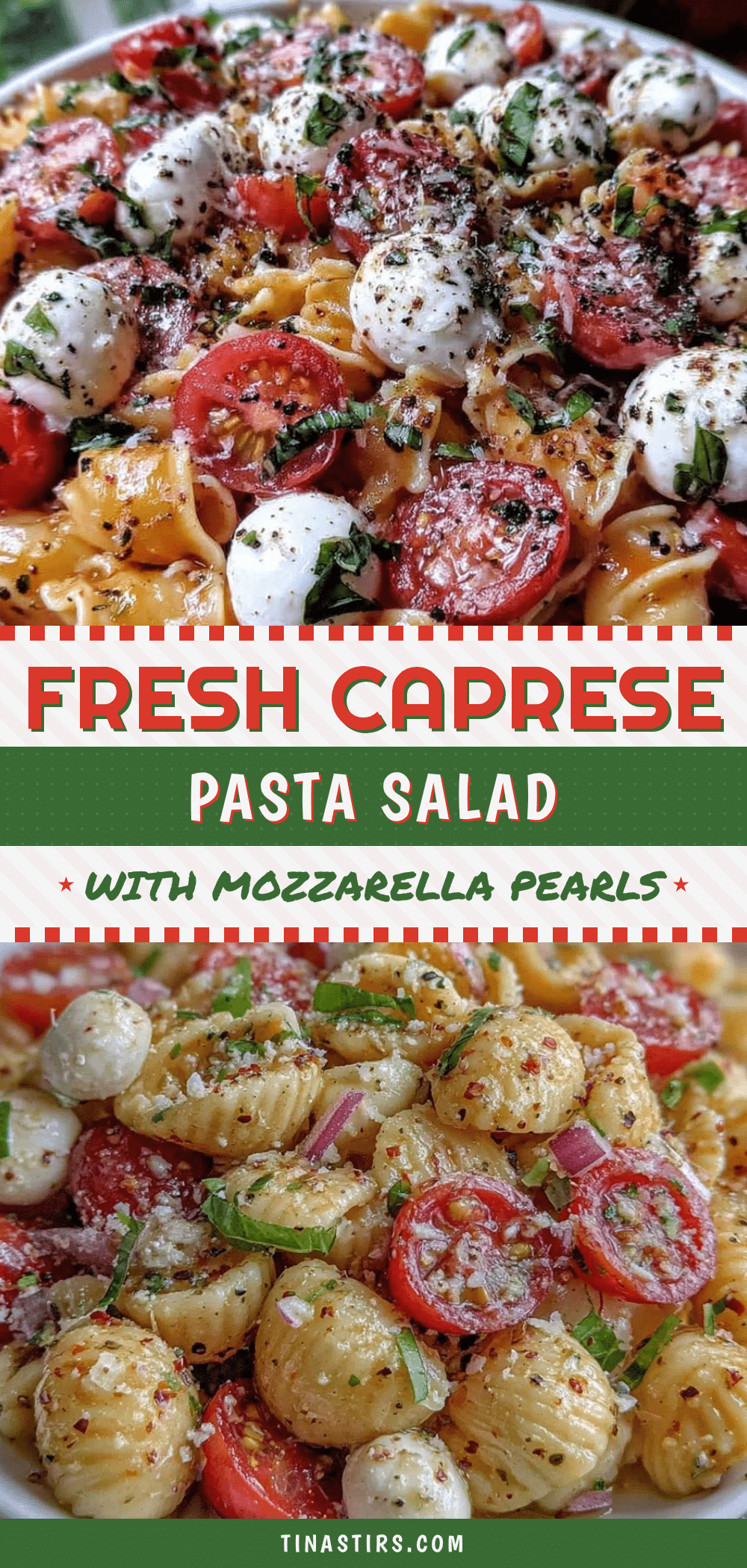 fresh caprese pasta salad recipe
