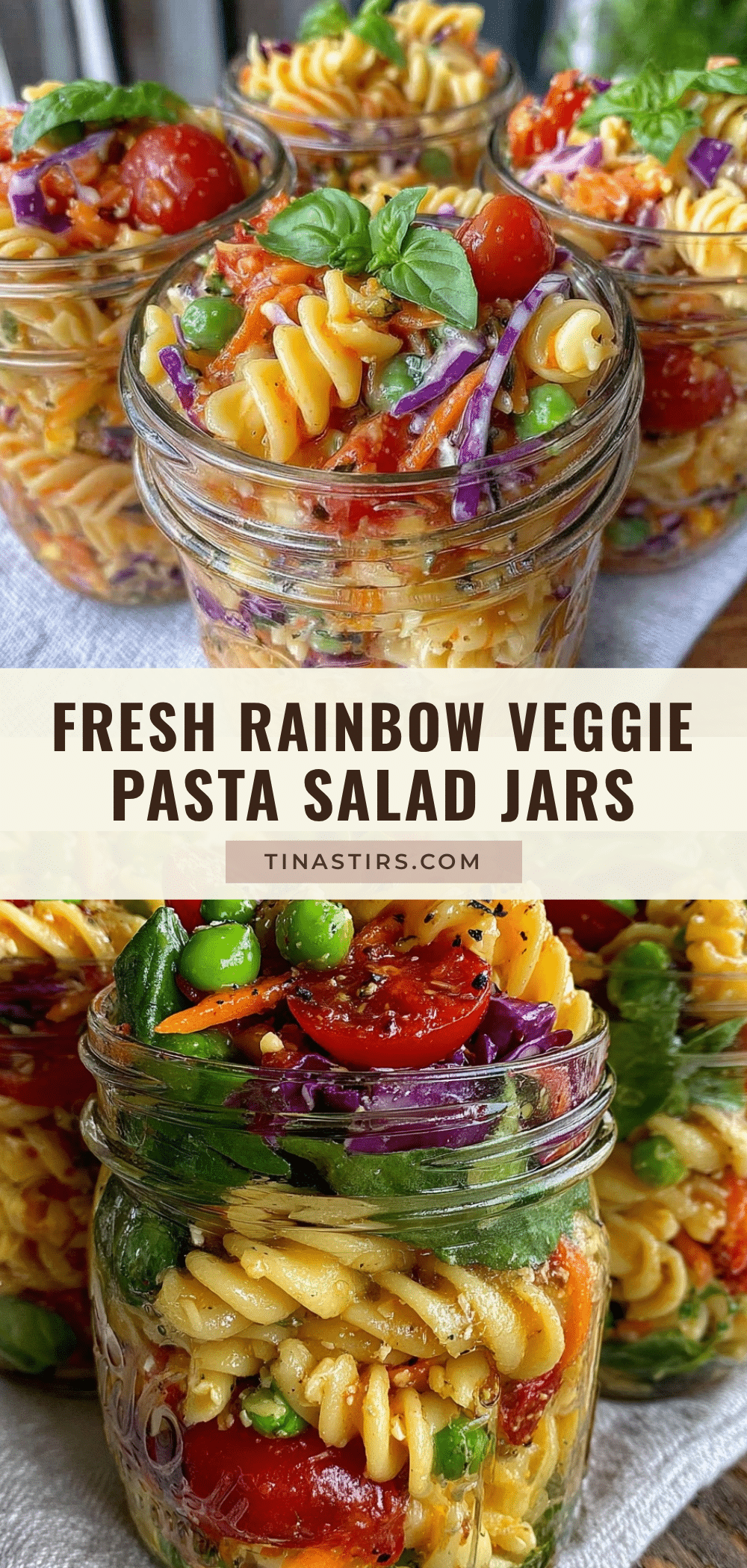 fresh rainbow veggie pasta salad recipe